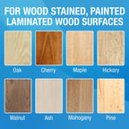 MiracleWipes for Wood Surfaces, Remove Dirt and Grime Buildup, Clean, Protect, and Polish Cabinets, Furniture, and Wood Floors, Great for Kitchen and Bathroom Cleaning Support - 60 Count (Pack of 2)