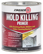 qt Zinsser 276087 White Mold Killing Primer Water-Based Mold Killing Primer