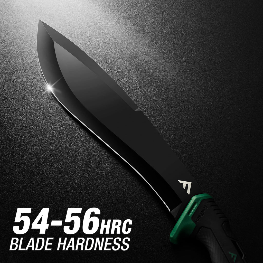 FLISSA VALK Machete, 11'' Bolo Blade, Shock Absorbing Air Tech Handle
