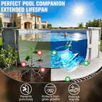 WaveHaven 15FT Pool Liner Pad,Round Pool Liners for Above Ground Swimming Pools,360G/M² Thicker Heavy Duty Round Pool Liner Pad,Underneath Pool Mat, Swimming Pool Liners for Padding and Protection