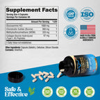 Glucosamine Chondroitin MSM Collagen | HSA | Joint Support Supplement 2800 mg | Made in USA | FSA Approved Product Items | Flexibility Nutritional Vitamins | For Men & Women, 240 Capsules