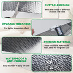 winemana 48IN x 10FT Window Insulation Roll, Reflective Window Heat Blocker