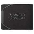 Sports Research Sweet Sweat Waist Trimmer (Core Series) - Premium Sweat Enhancing Fitness Band for Women & Men - Adjustable Fit �� Latex-Free Neoprene - Matte Black, Medium