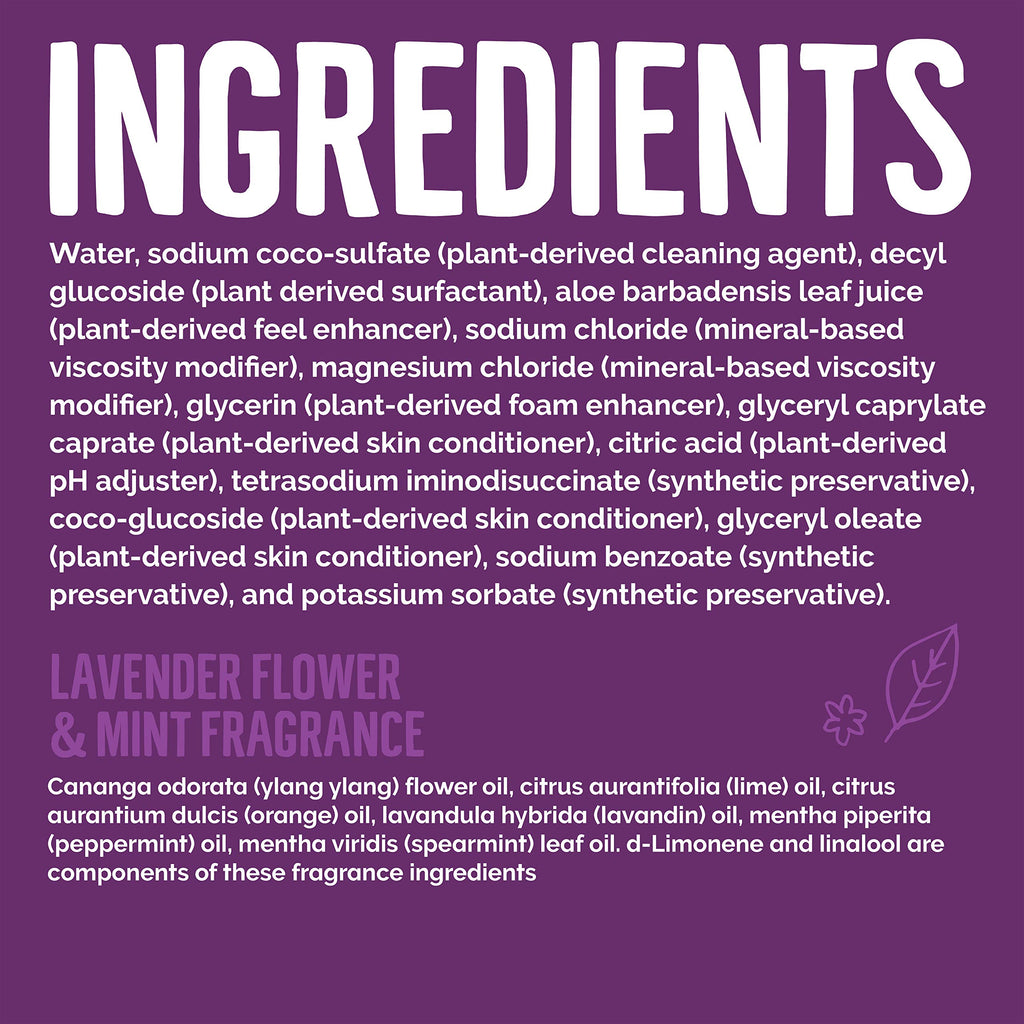 Seventh Generation Hand Soap, Lavender Flower & Mint, 12 oz, 8 Pack (Packaging May Vary)