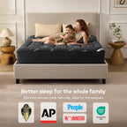 BEDLORE Full Size Mattress Topper, Thick Soft Pillow Top Bed Topper