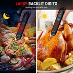 TempPro TP18 Instant Read Meat Thermometer Digital with Thermocouple Sensor, Cooking Food Thermometer for Grill, Smoker, BBQ, Oil Deep Frying, Candy, Kitchen Thermometer Bakeware(Previously ThermoPro)