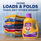 ARM & HAMMER Plus OxiClean with Odor Blasters Liquid Laundry Detergent, Laundry Odor Remover, Attacks Stains, Fresh Burst Scent, 154 Loads, 200.2 Fl Oz