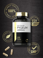 Carlyle Pygeum Africanum Bark | 200 Capsules | High Potency Extract | Non-GMO, Gluten Free Supplement