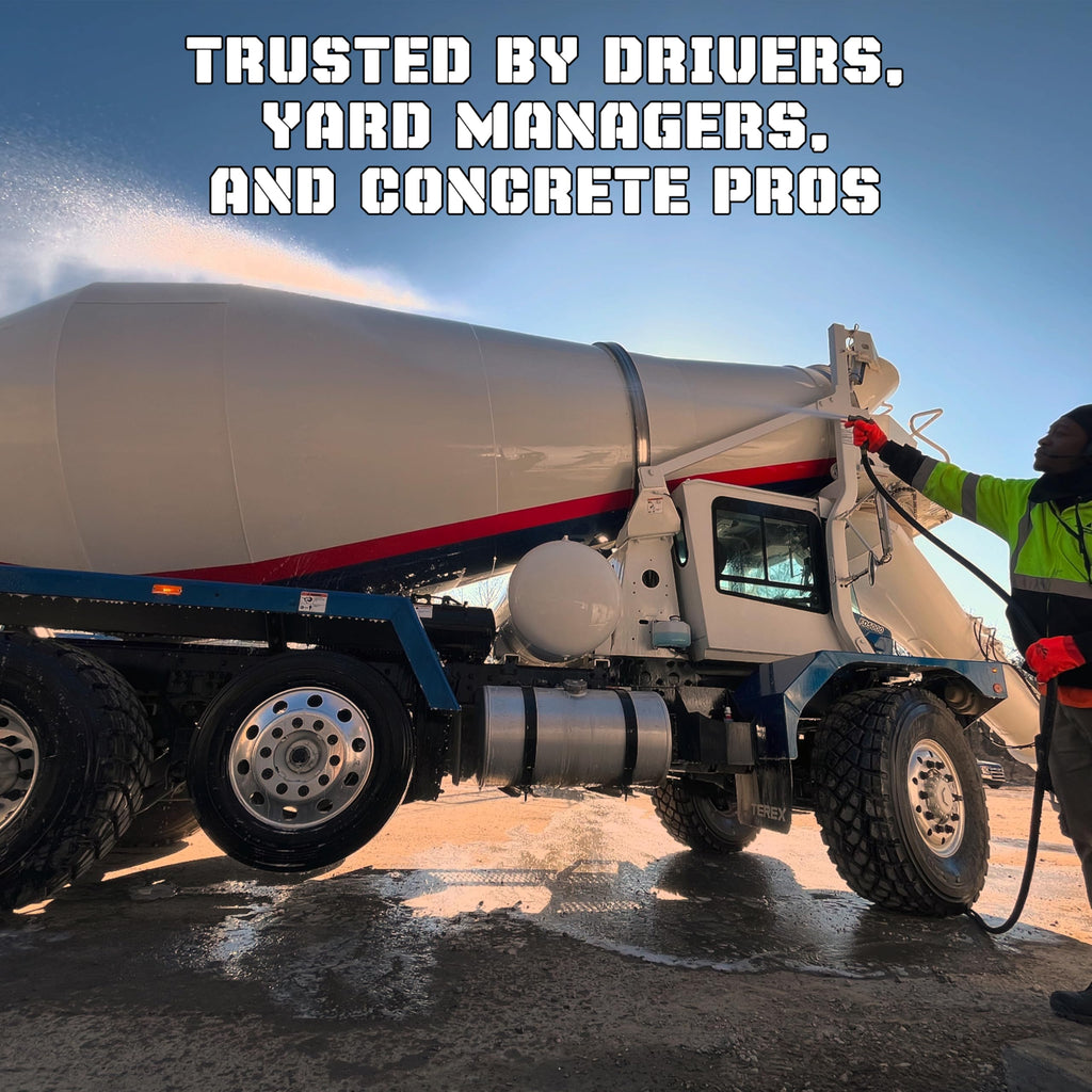 Legion Chemicals Heavy Concrete Remover – Dried Concrete & Cement Dissolver (Non-Corrosive, Biodegradable Acid Alternative), Safe on Equipment, 1-Quart Spray