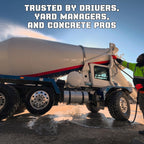 Legion Chemicals Heavy Concrete Remover – Dried Concrete & Cement Dissolver (Non-Corrosive, Biodegradable Acid Alternative), Safe on Equipment, 1-Quart Spray