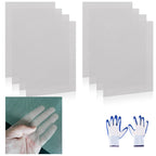 YUKKOEOQ 8 Pcs 13x9 (33cmx23cm) 40 Mesh 304 Stainless Steel Wire Mesh Sheet, Rustproof Metal Mesh Sheet Screen for DIY Crafts, Vent Covers, Garden Fencing, Window Protection & Industrial Filters