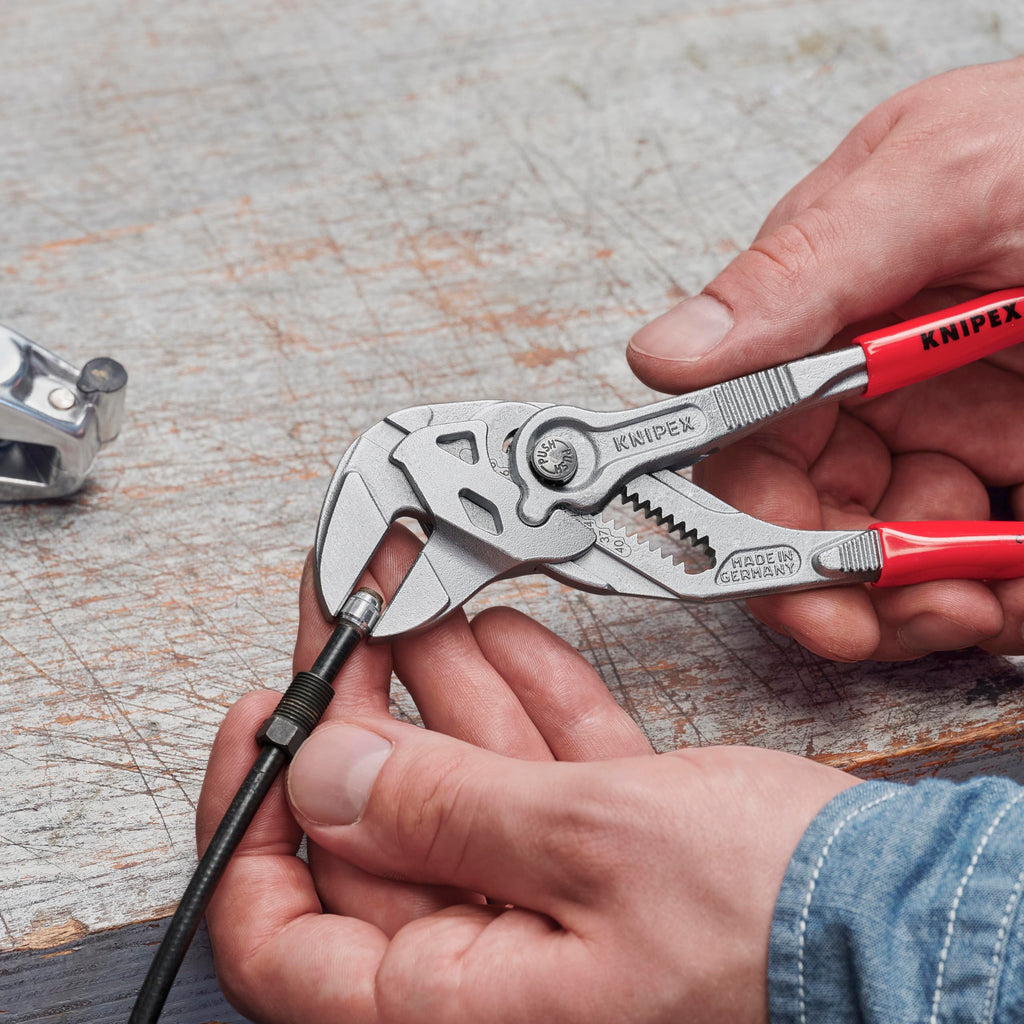 KNIPEX - Pliers Wrench, Chrome (86 03 180)