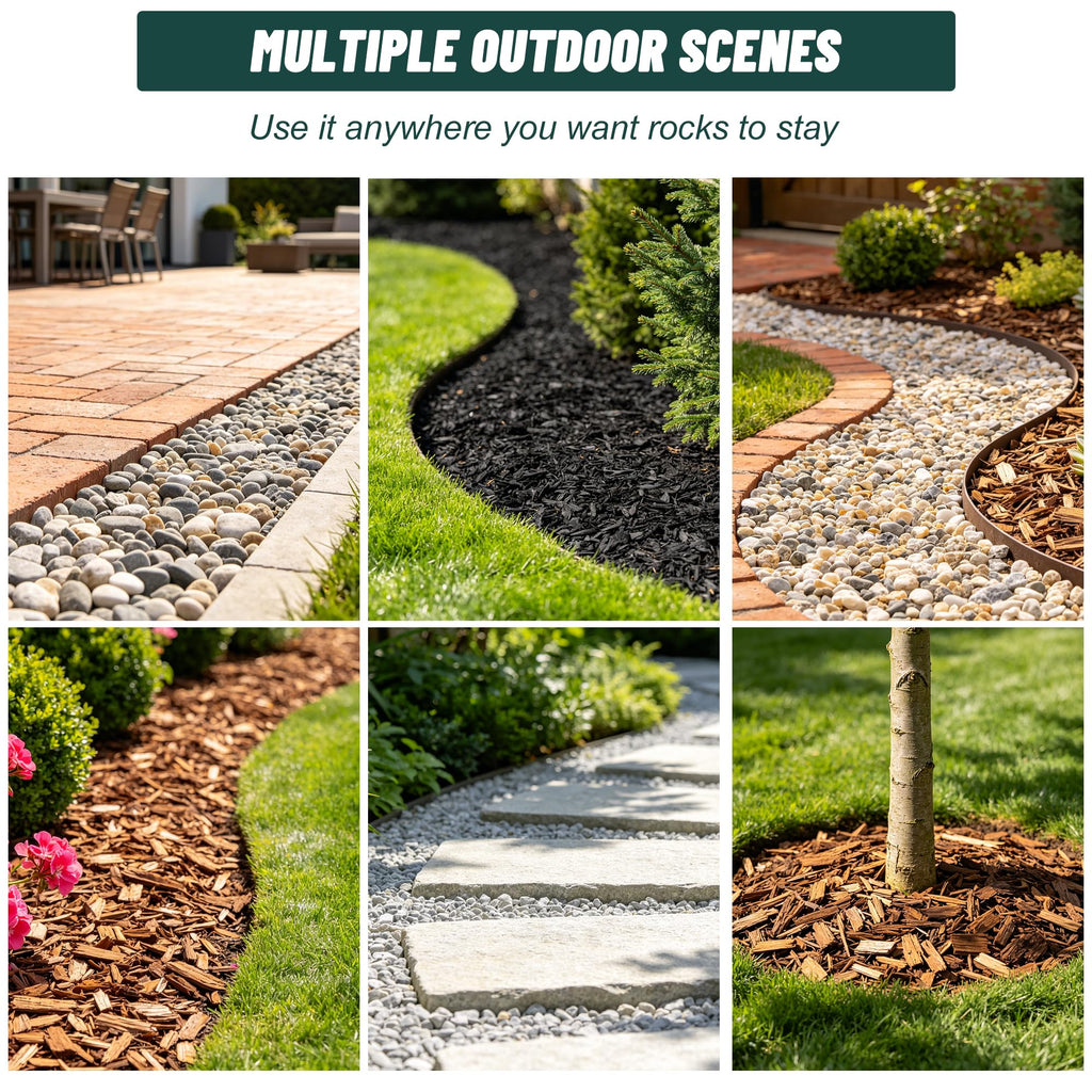 169oz Rock Glue for Landscaping, Premium Pea Gravel Glue & Mulch Glue for Landscaping, Strong Landscape Rock Glue with Weather-Resistant Formula, Fast-Drying Pet-Safe Adhesive Locks Pebbles, Bark