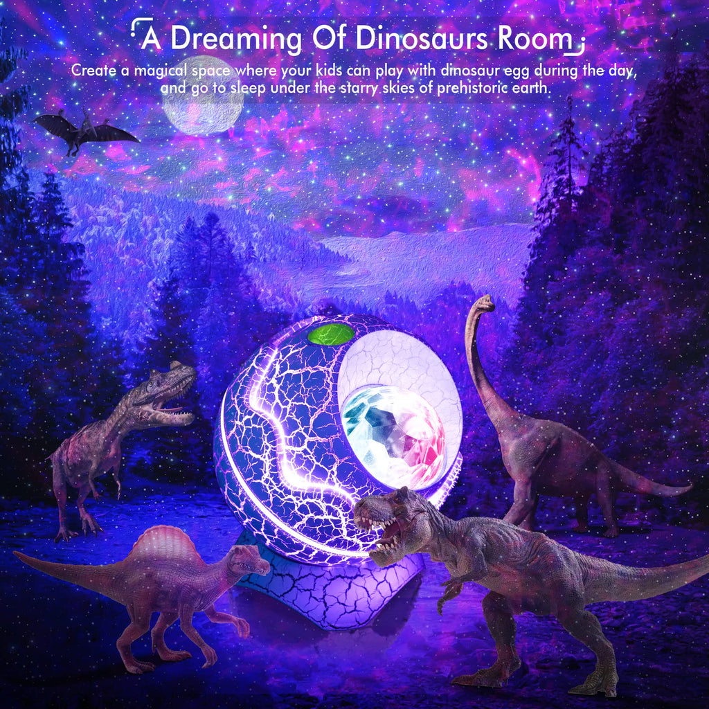 Rossetta Galaxy Star Night Light Projector, Nebula Lights for Kids Room