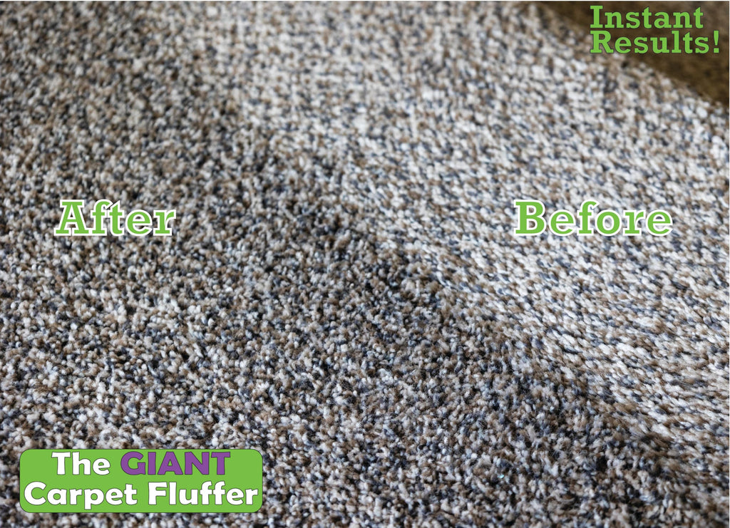 Johnny World Giant Carpet Fluffer Large Carpet Rake for Reviving Matted Rugs & Pile Restoration, Removing Pet Hair, Fluffing Carpet Fibers