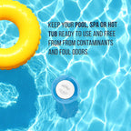 U.S. Pool Supply Floating Pool Chlorine and Bromine Chemical Dispenser with Pop-Up Refill Indicator - Holds 3" and 4" Tablets, 8" Diameter - Adjustable Balanced Chemical Delivery Clorinator Floater