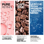 La Roche-Posay Redermic R Eyes Retinol Eye Cream, Anti-Aging Eye Cream to Reduce Wrinkles and Dark Circles With Pure Retinol and Caffeine, 0.5 Fl Oz (Pack of 1)