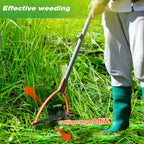 Walensee 41in Double-Edged Scythe, Weed Cutter for Cutting Weeds & Grass