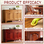 Beeswax Floor Spray,Beeswax Essential Oil Wax,2026 New Beeswaxs Wood Polish Spray,Upgrade Natural Furniture Waterproof Polish and Cleaner for Wood Multipurpose Wood Wax Restorer for Floors(335ml)