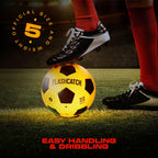 Light Up Soccer Ball - Glow in the Dark - NO 5 - Sports Gifts for Boys Girl