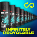 AXE Apollo Body Spray Deodorant for Long-Lasting Odor Protection, Sage & Cedarwood Deodorant for Men Formulated Without Aluminum 4oz 4 Count