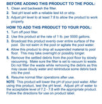 Pool Mate 5-Pounds 2-Pack Premium Granular Flocculant, Pool Clarifier, Made in USA