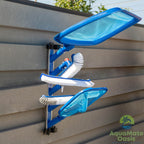 AquaMate Oasis Swimming Pool Accessories Holder, Fence Hooks for Pool Equipment Organizer, Pool tool storage rack for Pool Skimmer Pole Hanger Pool Maintenance Vacuum hose Storage Pool Hooks for Poles