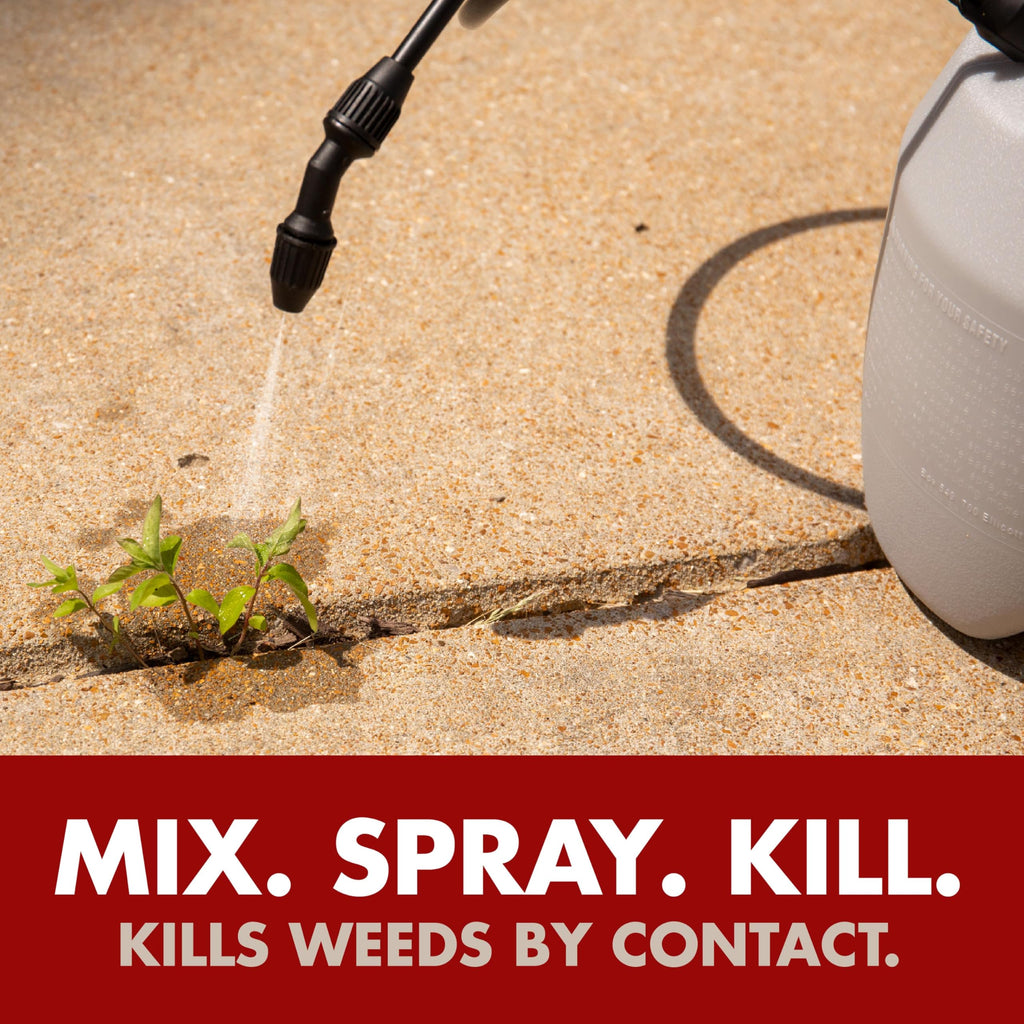 Spectracide Weed & Grass Killer Concentrate for Driveways & Walkways, 40 Oz