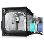 TOPCUBE 3D Printer Enclosure for Bambu Lab A1 Mini, Large Transparent Window Enclosure with LED Light, Fireproof Dustproof Noise Reduction Constant Temperature 3D Printer Cover, 460x460x550MM