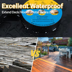 NISHCON Butyl Sealant Tape 4" x 50', Deck Joist Tape for Decking, Waterproof and Anti-Corrosion for Extend Deck Life, 2 Rolls
