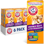 ARM & HAMMER Cat Litter Deodorizer Double Duty, 30 oz, 6 Pack