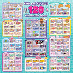 Sky Castle Sticki Rolls Sticki Station, Wearable Shareable Stickers, Ultimate DIY Sticker Jewellery Kit, Bracelets and Necklaces