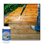 OxiClean Outdoor Multipurpose Super Concentrated Cleaner - Makes 4 Gallons Stain Remover Driveway for Concrete (4 Pack 6oz Bottle = Gallons) White 24 Fl Oz