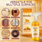 Beeswax Floor Spray,Beeswax Essential Oil Wax,2026 New Beeswaxs Wood Polish Spray,Upgrade Natural Furniture Waterproof Polish and Cleaner for Wood Multipurpose Wood Wax Restorer for Floors(335ml)