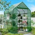 SPECILITE 56×56×78Inch Walk-in Greenhouse for Outdoors Garden Plant, Green