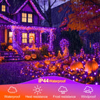 kemooie 500 LED Halloween Lights Outdoor, 164 FT Fairy Lights with 8 Modes