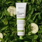 Boka Fluoride Free Toothpaste, Nano Hydroxyapatite Toothpaste, Appropriate for Sensitive Teeth - for Adult, Kids Oral Care - Cucumber Mint Flavor, 4 Fl Oz 3Pk