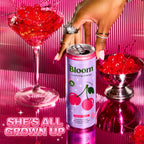 Bloom Nutrition Zero Sugar Energy Drink, Shirley Temple, 12oz 12pk