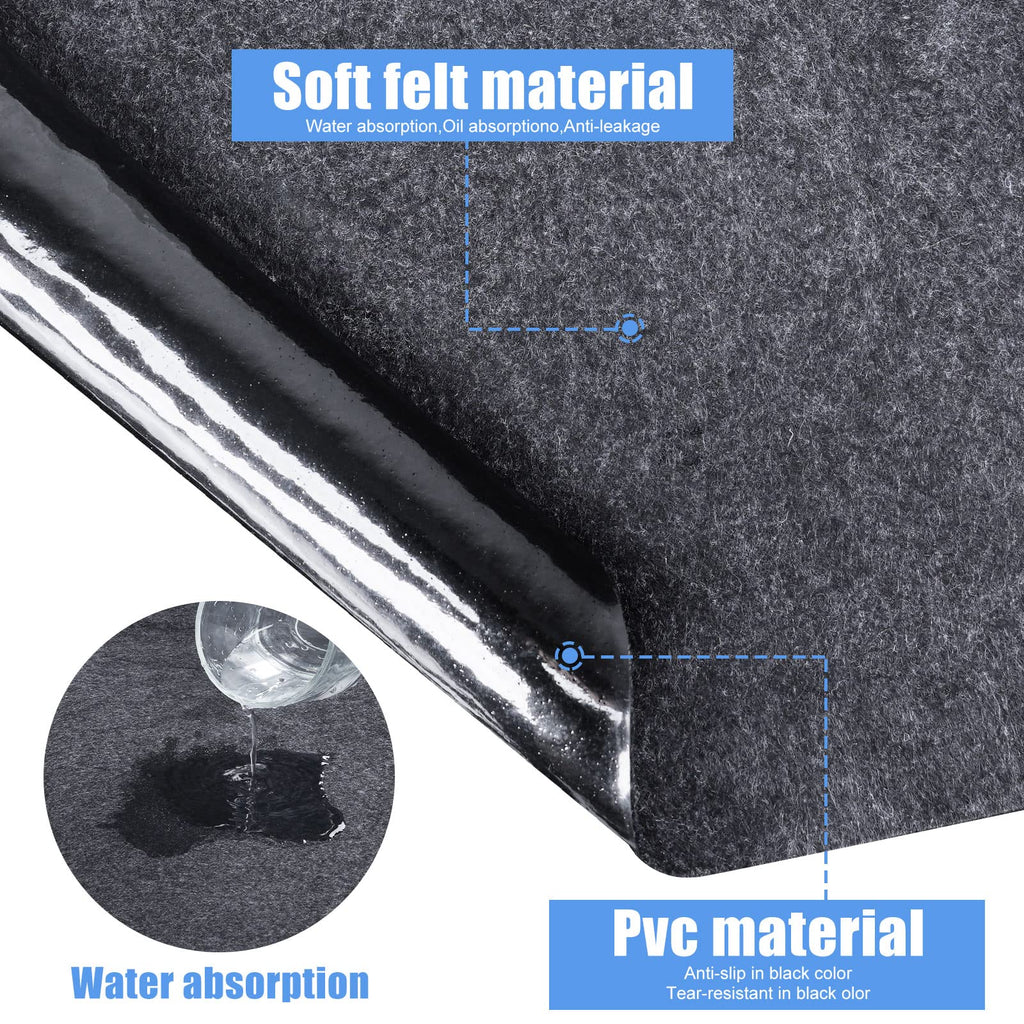 80 * 80 inch Round Inflatable Hot Tub Mat, Outdoor Indoor, Waterproof Slip-Proof Backing, Absorbent Spa Pool Ground Base Flooring Protector for Hot Tub Pool