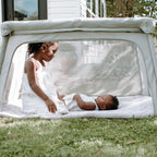 Newton Baby Travel Crib and Play Yard - 2023 Closeout Model | Safe, Breathe-Thru Mattress | Completely Washable | Largest-in-Class with Travel Bag