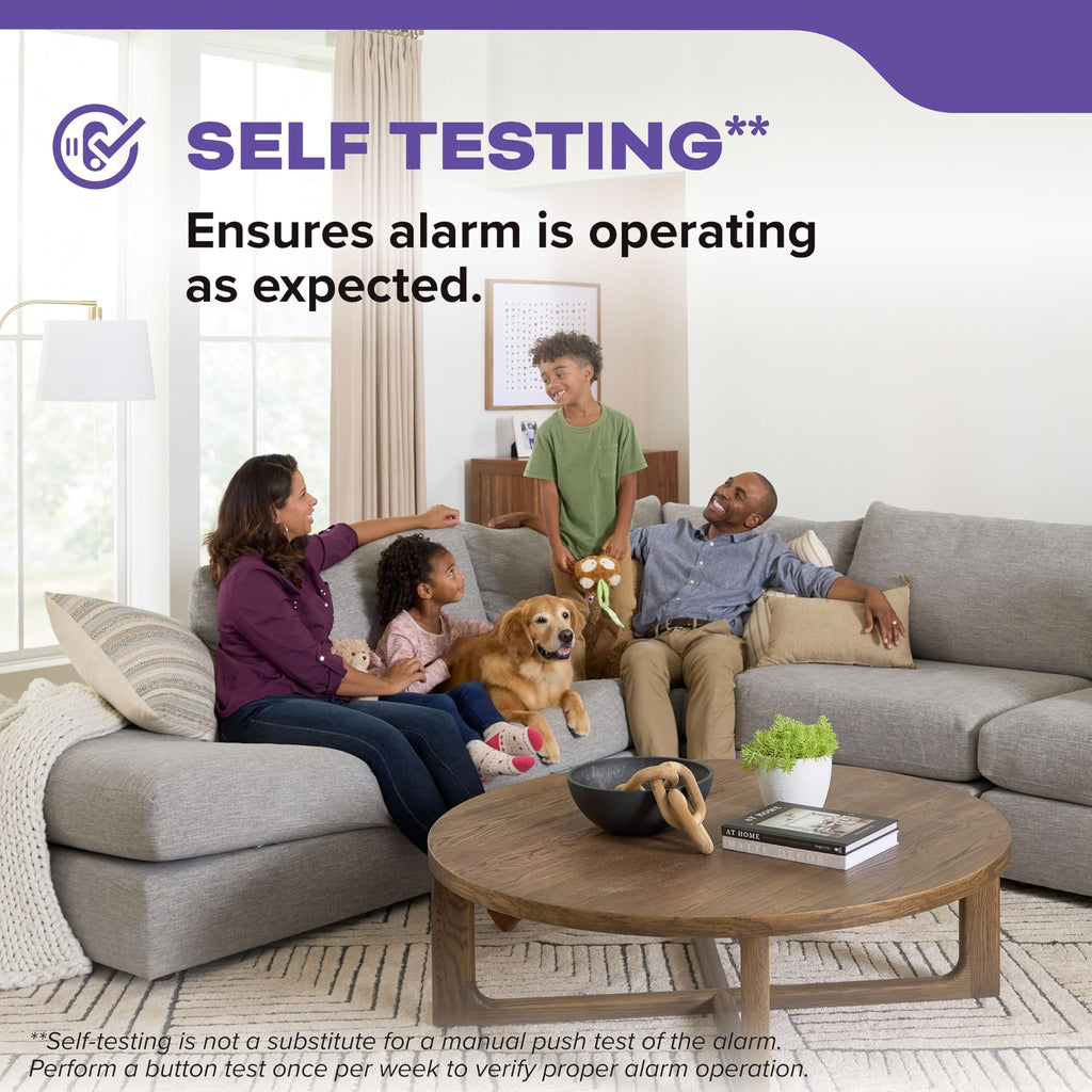 Kidde Smoke and Carbon Monoxide Detector, Hardwired with 10-Year Battery Backup, LED Status Lights, Interconnected, 85 dB Alarm, 5 inches, 30CUA10, 3 Pack