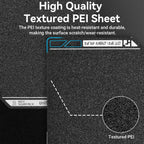 UniTak3D Ender 3 PEI Printing Bed Magnetic Double Sided Build Plate Flexible Spring Steel Platform 235x235mm for Ender 3 V2/Neo,Ender 3 Pro,Ender 3/Neo,Ender 5,CR-20 Pro,Ender 3 S1,Ender 3 S1 Pro