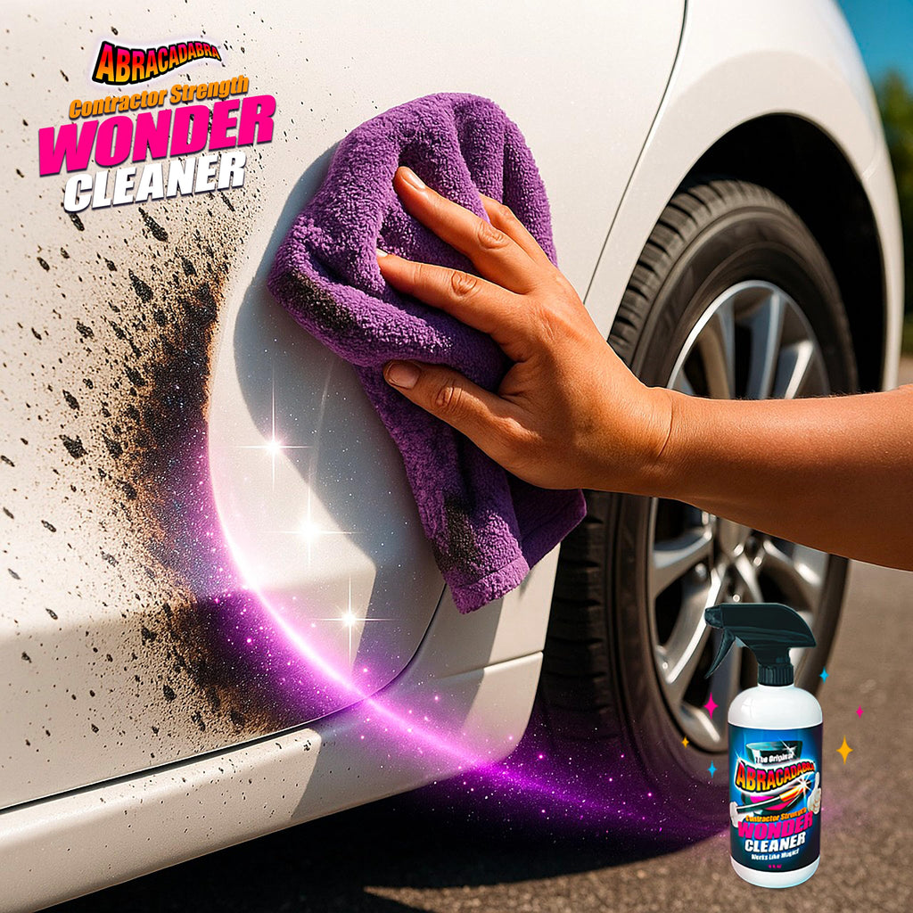 Abracadabra® Contractor Strength Wonder Cleaner - As Seen on TV - 16 fl oz - Gunk & Build up Remover - Removes Tar, Adhesives, Gum, Stickers, Sap, Oils & More on Most Surfaces - Better Stronger Faster