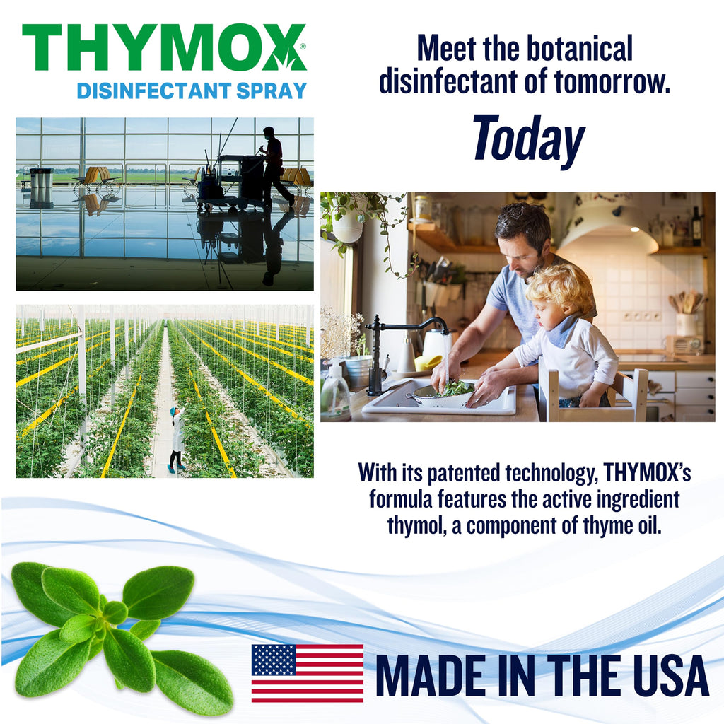 Thymox 5 Gallon Pail Botanical Disinfectant - All Natural Cleaner Mold Remover, Multipurpose Cleaner, Mold Killer - Ideal for Restoration Jobs and Water Damage, Pet Friendly Natural Disinfectant