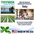 Thymox 5 Gallon Pail Botanical Disinfectant - All Natural Cleaner Mold Remover, Multipurpose Cleaner, Mold Killer - Ideal for Restoration Jobs and Water Damage, Pet Friendly Natural Disinfectant