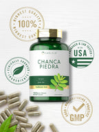 Carlyle Chanca Piedra Capsules | 500mg | 200 Count | Traditional Herb | Non-GMO and Gluten Free Supplement