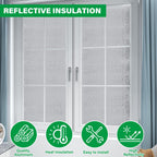 winemana 48IN x 10FT Window Insulation Roll, Reflective Window Heat Blocker