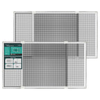 Paramondo Expandable Window Screen, Horizontal (20" H x 28.6" - 54" W, 2 Pack) Adjustable Window Screens, Replacement Window Screens for House Windows