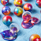 JOYIN Slime Party Favors, 24 Pack Galaxy Slime Ball - Stretchy, Non-Sticky, Mess-Free, Stress Relief, and Safe - Toys for Girls and Boys - Easter, Classroom Reward, Party Supplies, Halloween