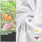78 x 10 Ft Mosquito Netting for Garden Patio, White